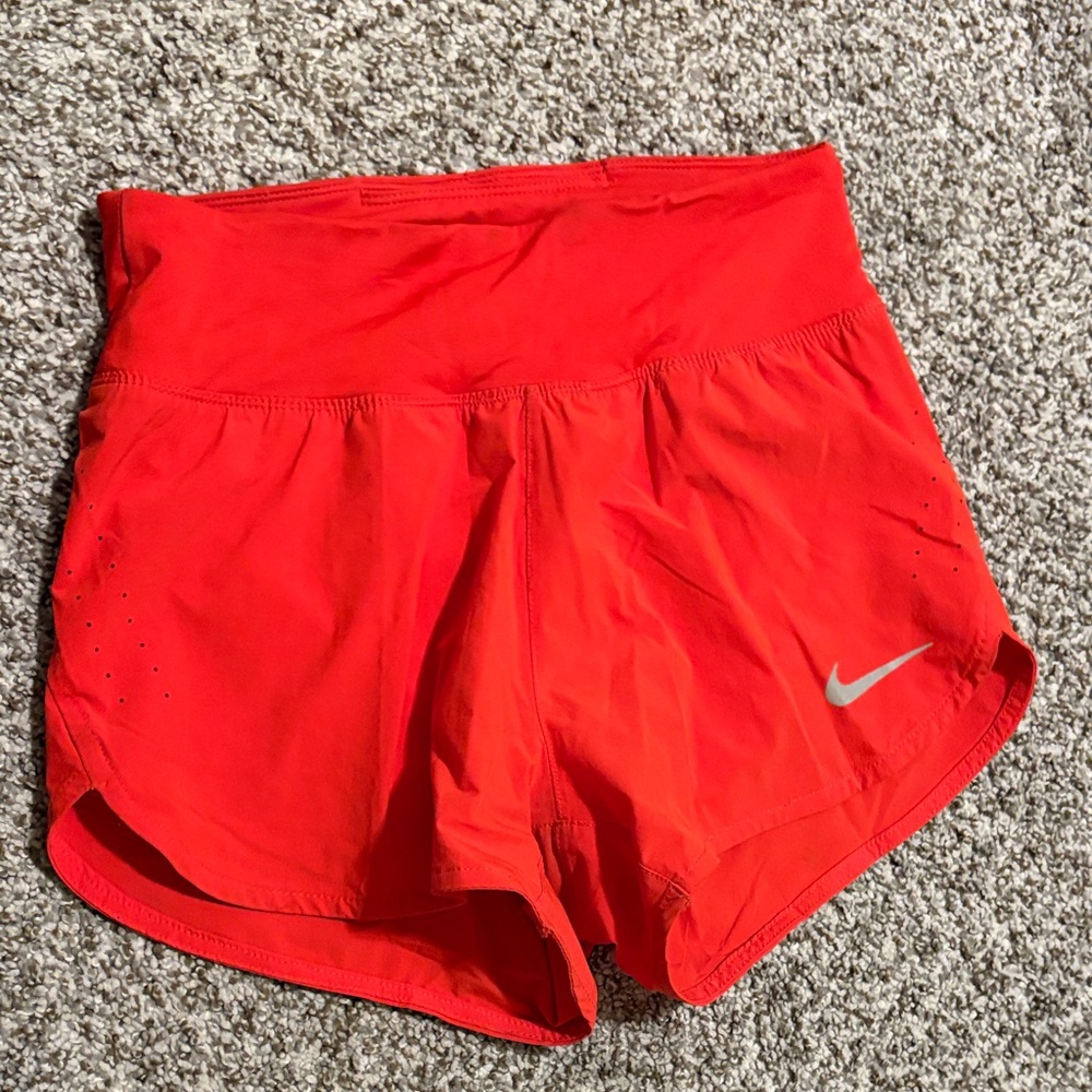 Nike Women's Vibrant Red Athletic Shorts